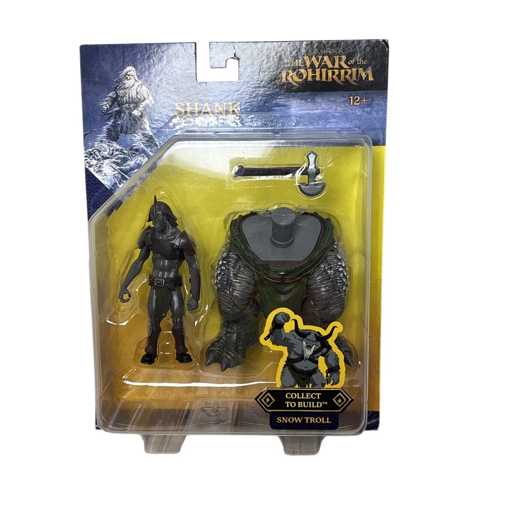 McFarlane Lord of the Rings War of the Rohirrim‎ Shank Snow Troll Build-A-Figure